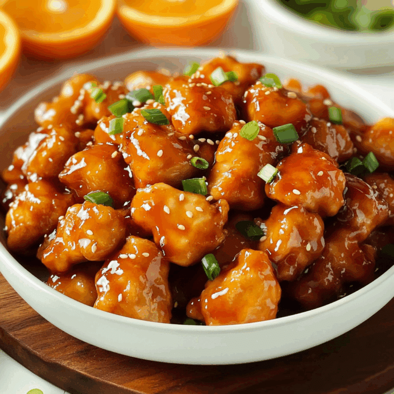 Asian Glazed Orange Chicken