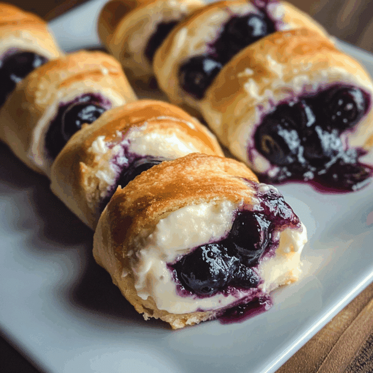 Blueberry Cheesecake Rolls