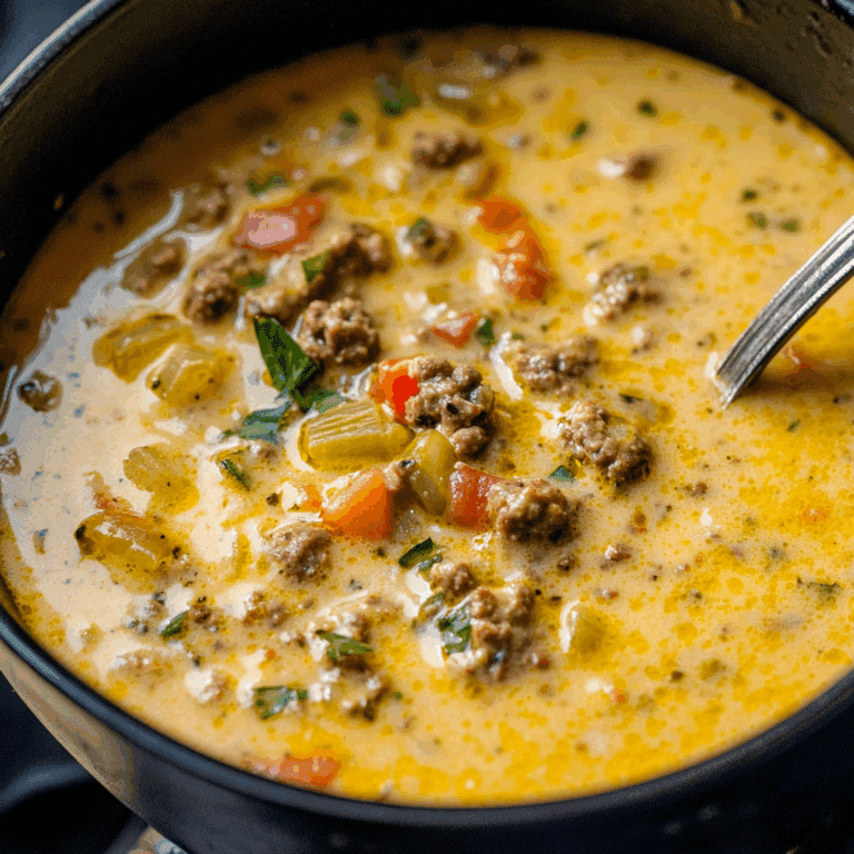 Cheeseburger Soup