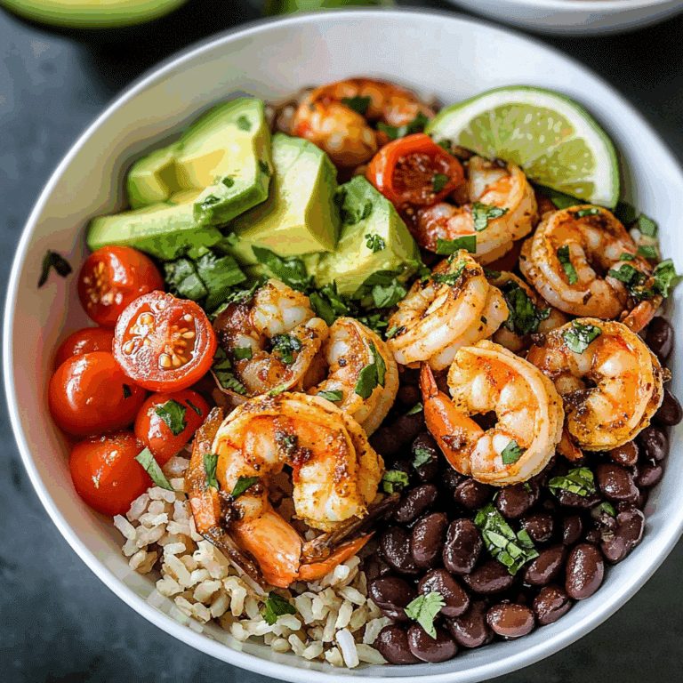 Chipotle Lime Shrimp Bowls