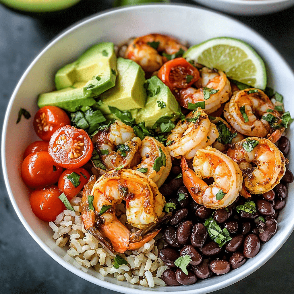 Chipotle Lime Shrimp Bowls