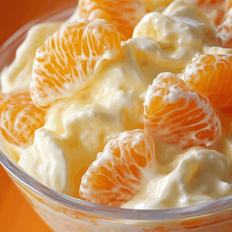 Creamy Orange Fruit Salad