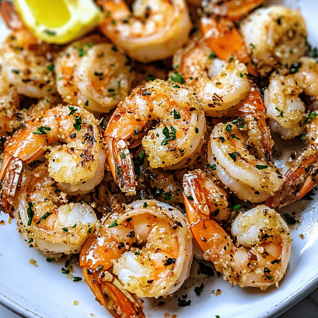 Crispy Baked Garlic Shrimp