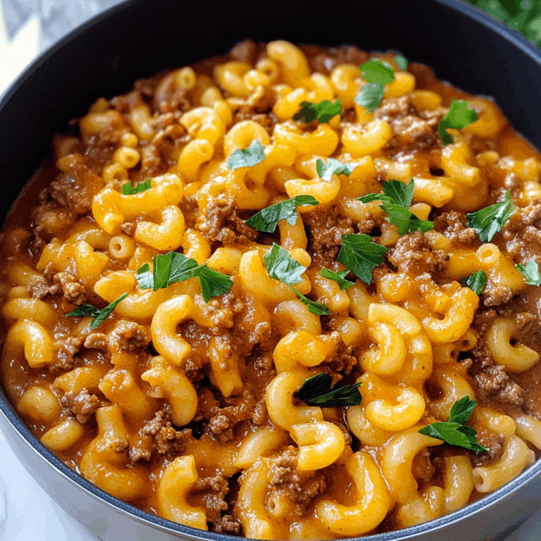 Homemade Beefaroni