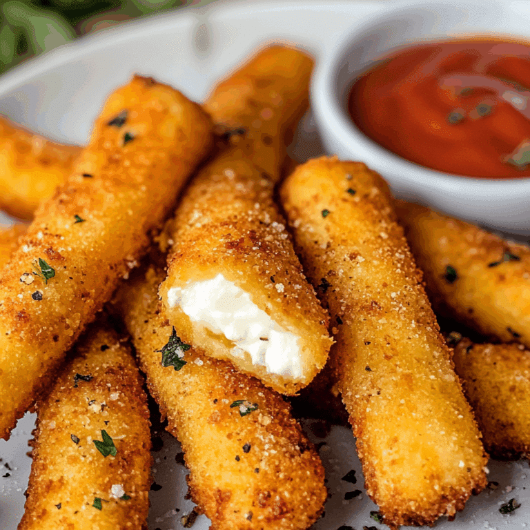 Homemade Mozzarella Sticks