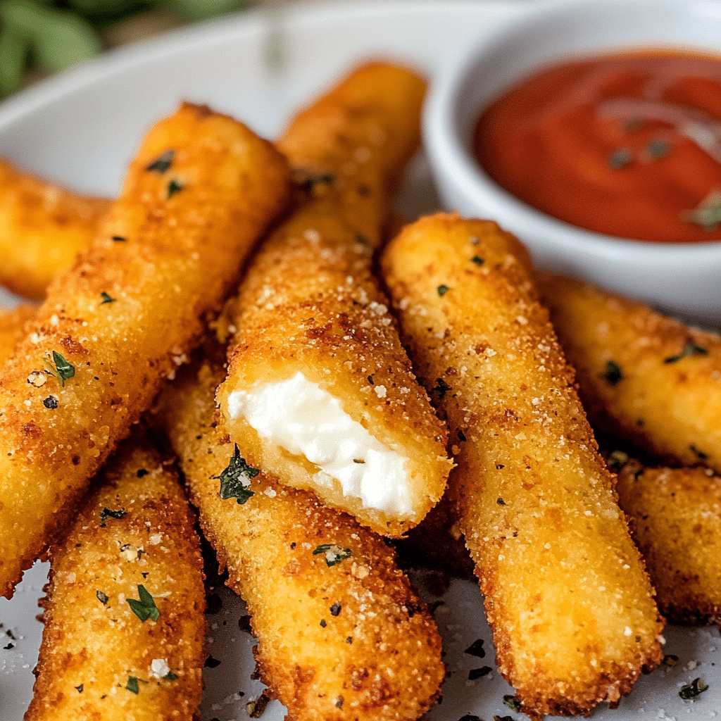 Homemade Mozzarella Sticks