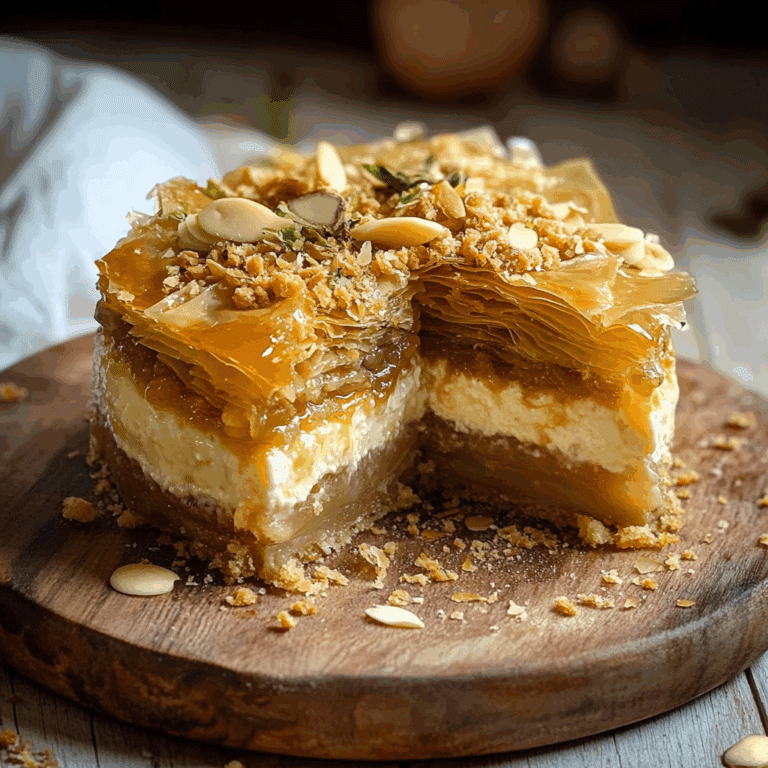 Honey Baklava Cheesecake