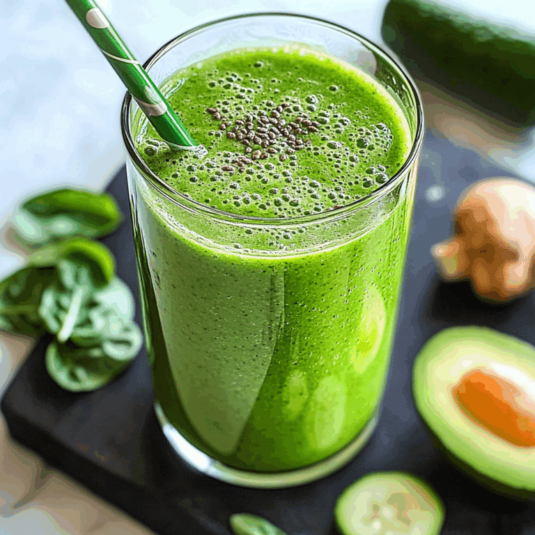 Immune Boosting Sweet Green Smoothie