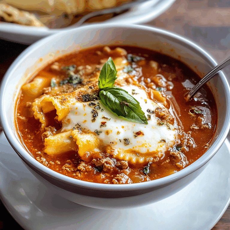 Lasagna Soup