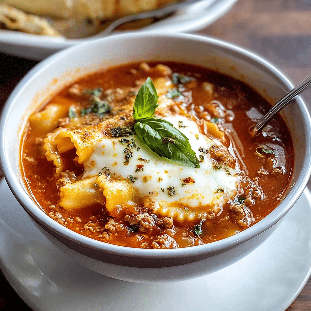 Lasagna Soup