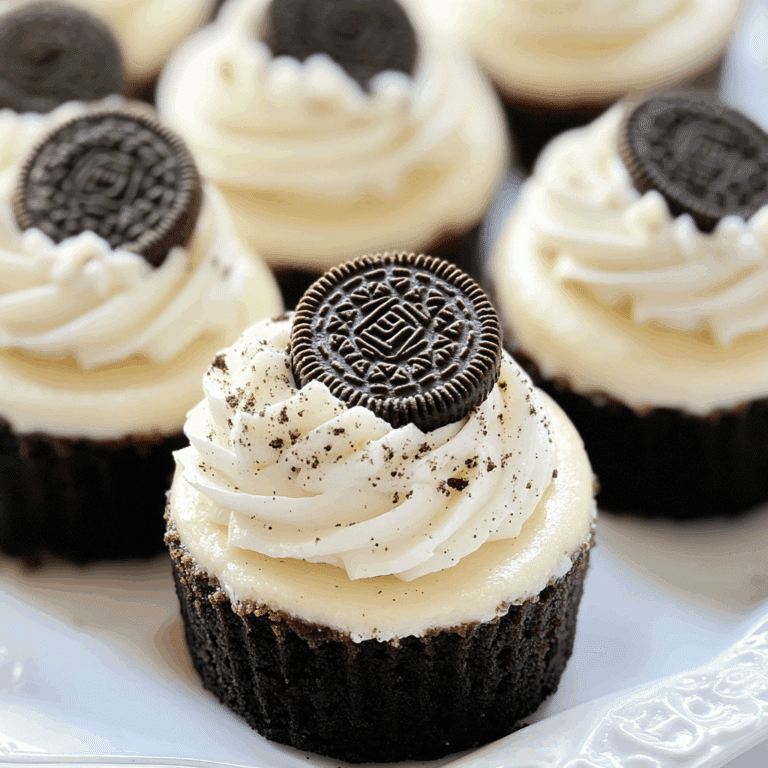 Mini Oreo Cheesecakes