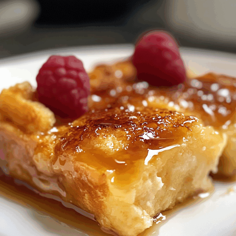 Overnight Crème Brûlée French Toast Bake