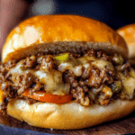 Philly Cheesesteak Sloppy Joes