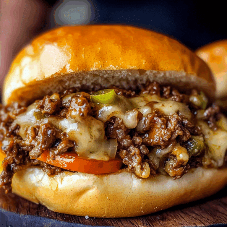 Philly Cheesesteak Sloppy Joes