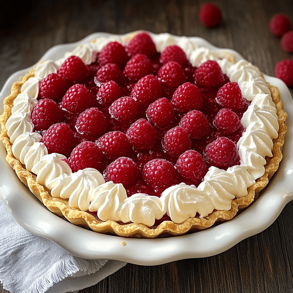Raspberry Cream Pie Recipe