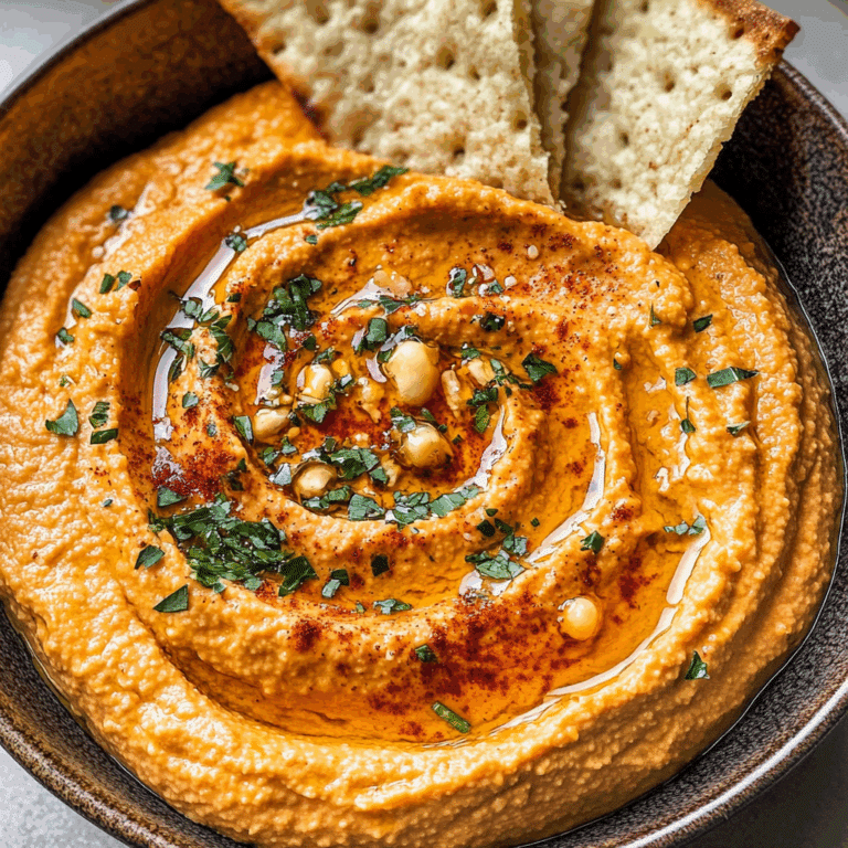 Roasted Red Pepper Hummus