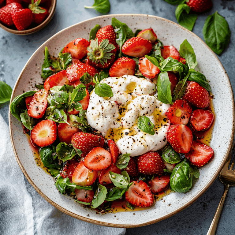 Strawberry Burrata Salad