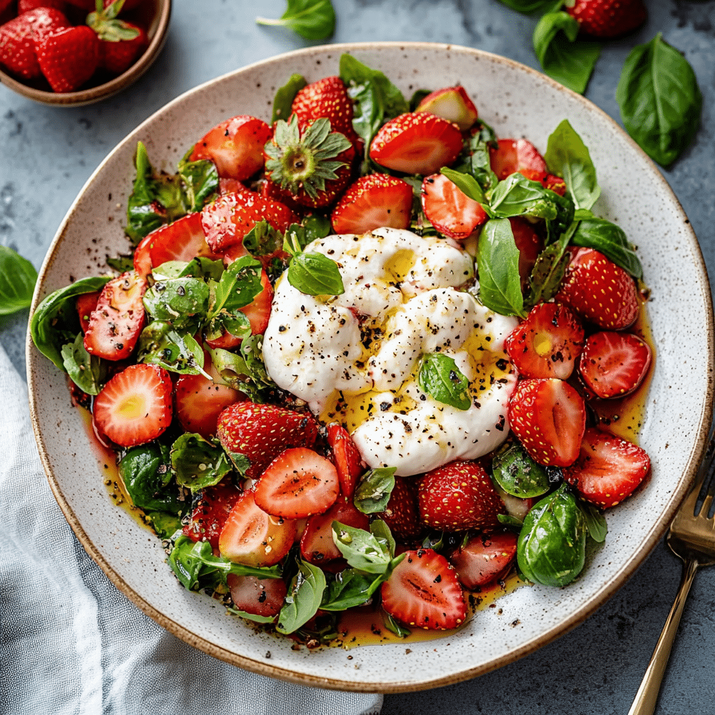 Strawberry Burrata Salad