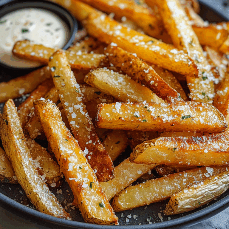 Air Fryer Garlic Parmesan Fries