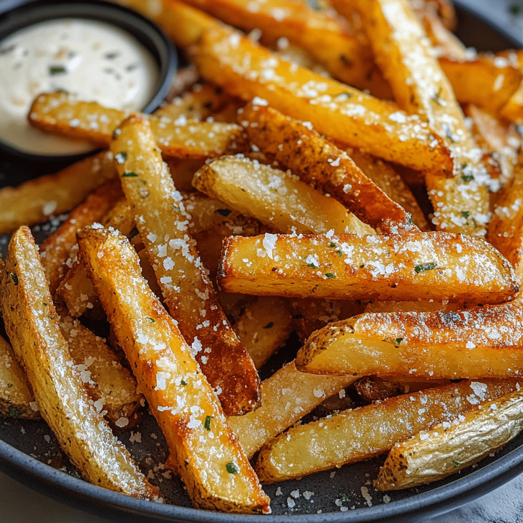 Air Fryer Garlic Parmesan Fries