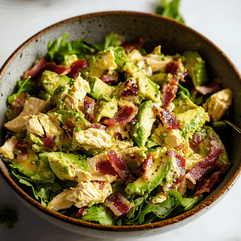 Avocado Chicken Salad with Bacon