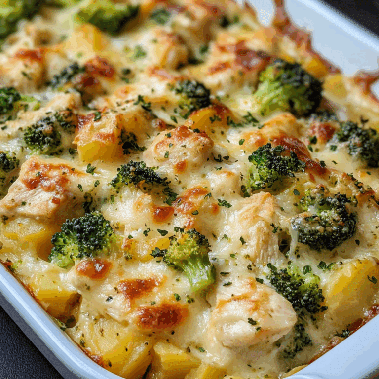 Baked Potato Chicken Broccoli Casserole