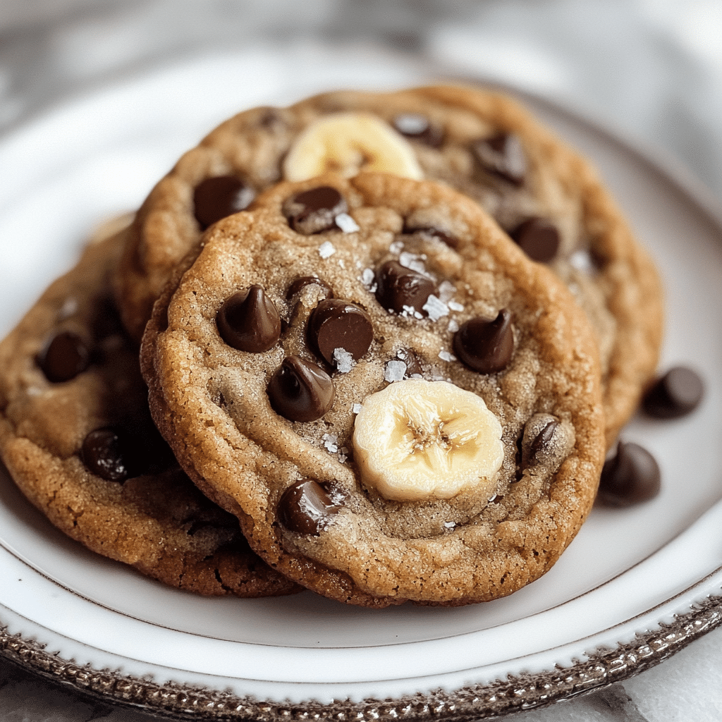 Banana Chocolate Chip Cookies