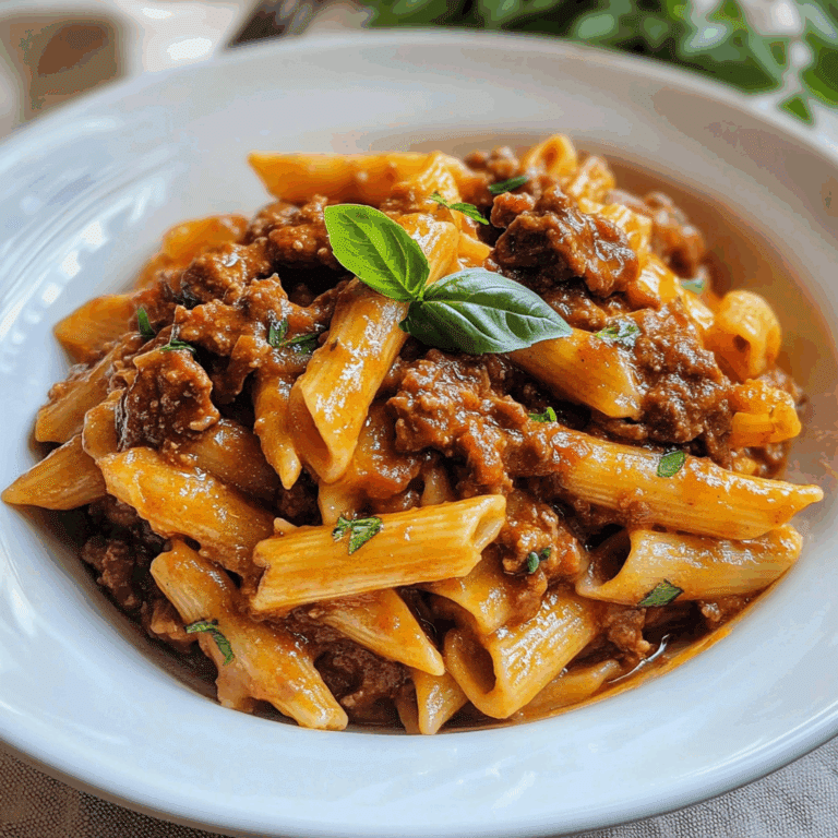 Beef Ragu with Homemade Pasta