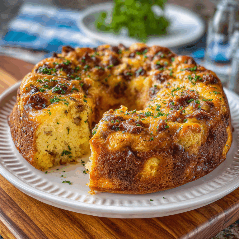 Breakfast Bundt Cake Casserole