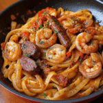 Cajun Shrimp Pasta with Sausage