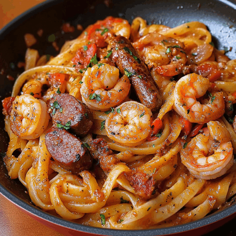 Cajun Shrimp Pasta with Sausage