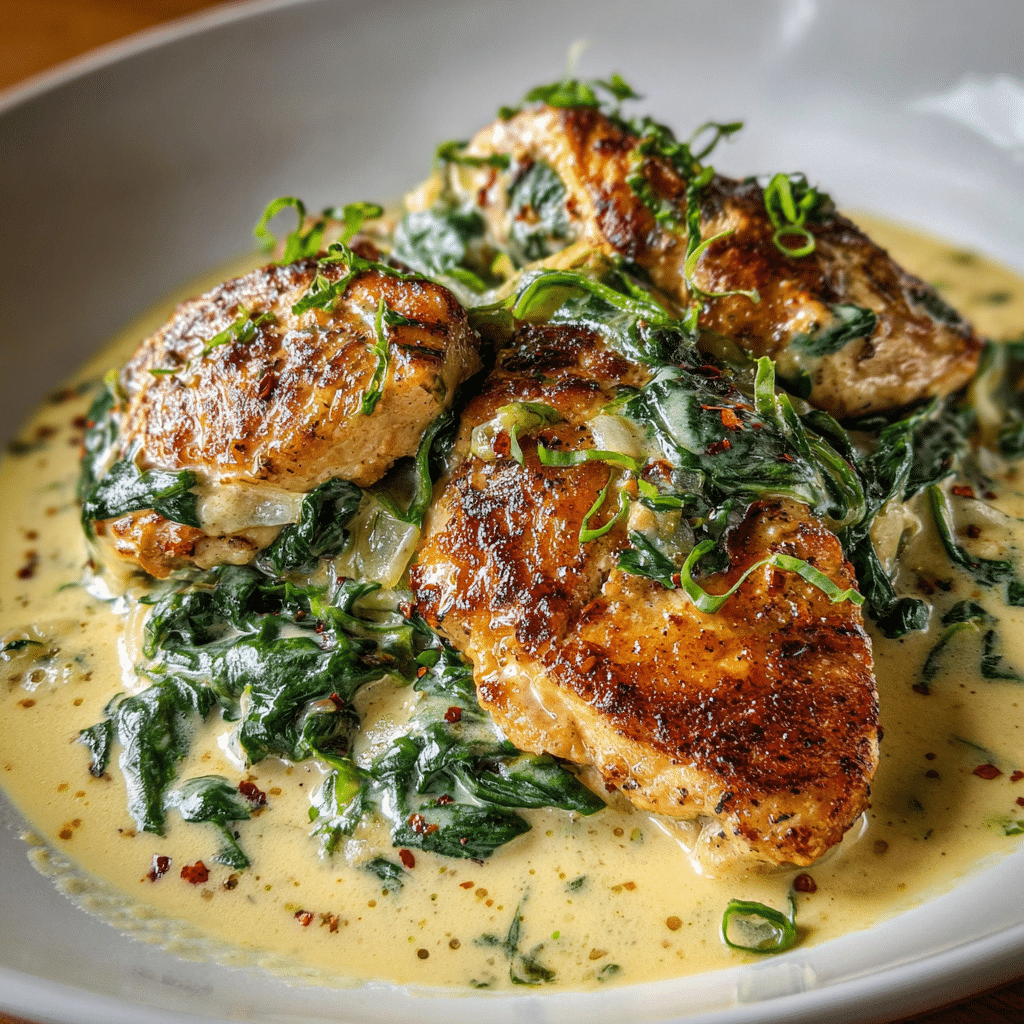 Creamy Chicken Florentine
