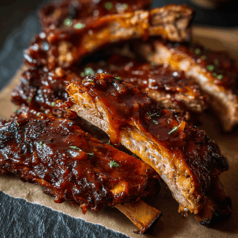 Crockpot Barbeque Ribs