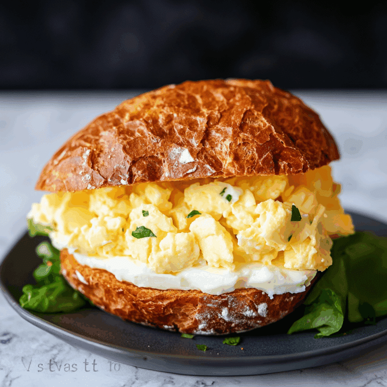 Egg Salad Sandwich with Cream Cheese