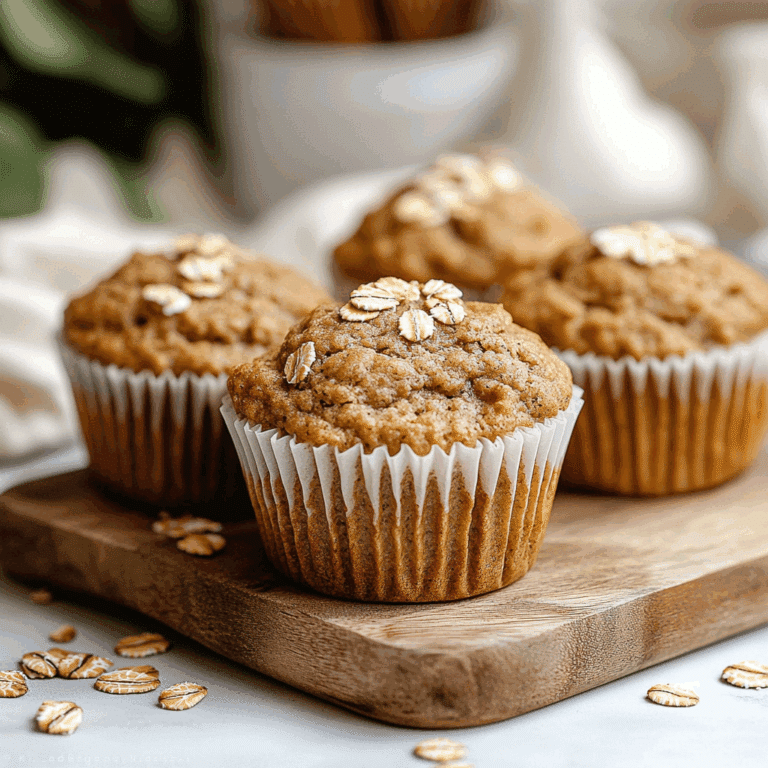 Healthy Oatmeal Muffins