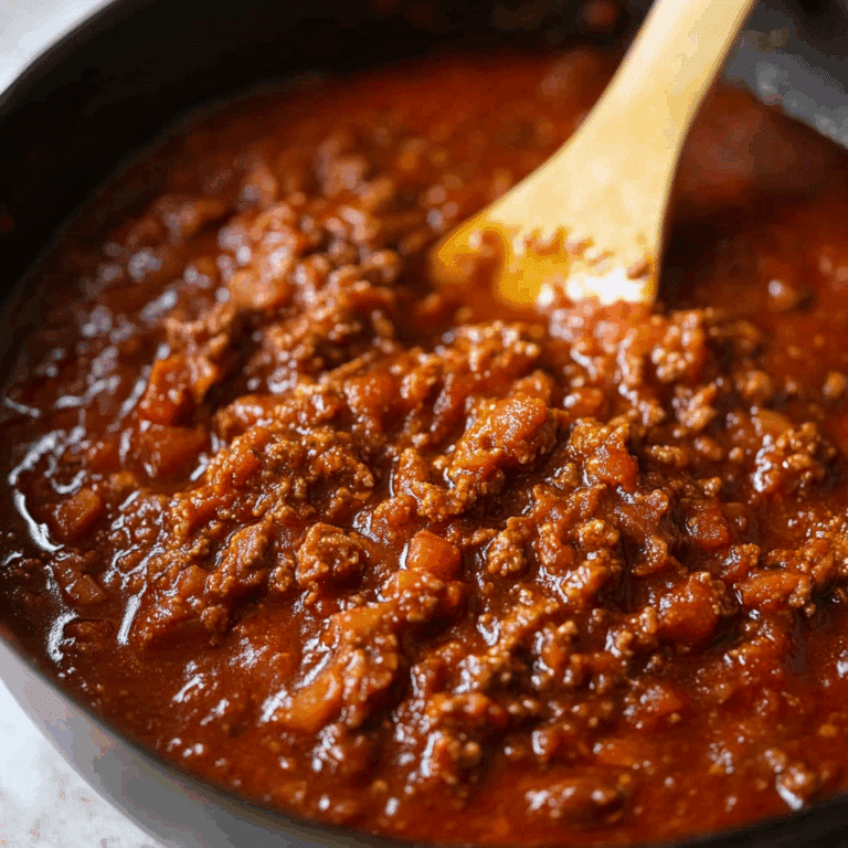 Homemade Meat Sauce