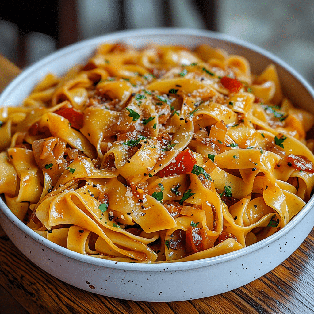 Italian Drunken Noodles