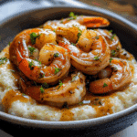 Jerk Shrimp & Cheesy Grits