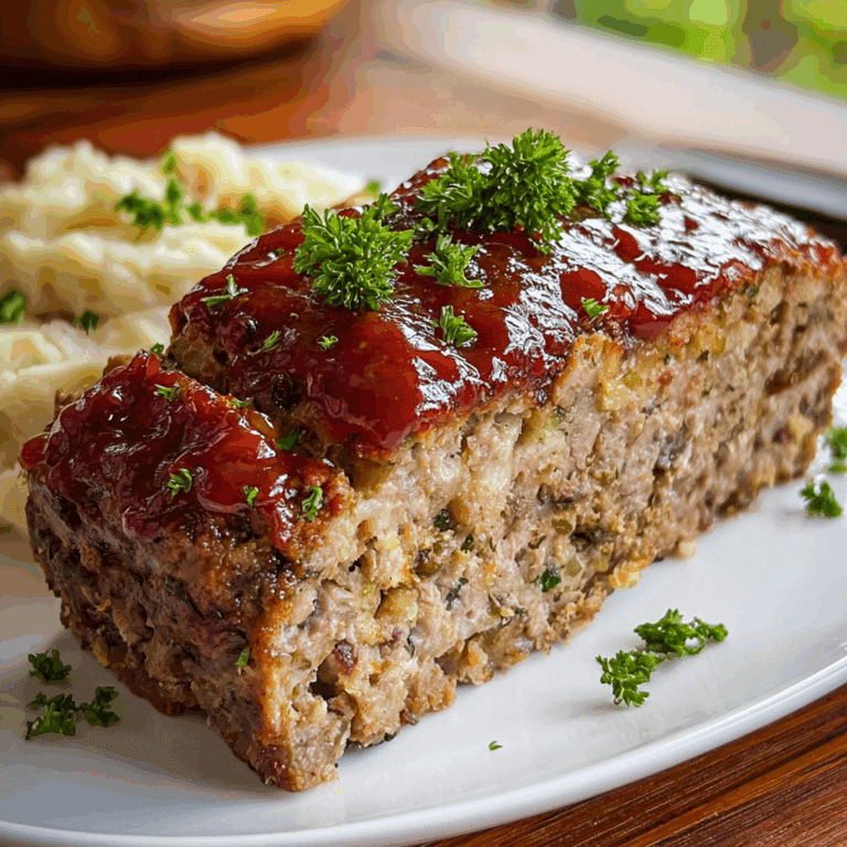 Meatloaf with Stuffing Mix