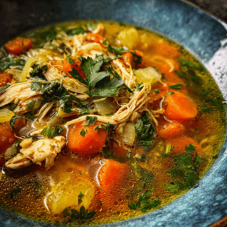 Mediterranean Chicken Soup