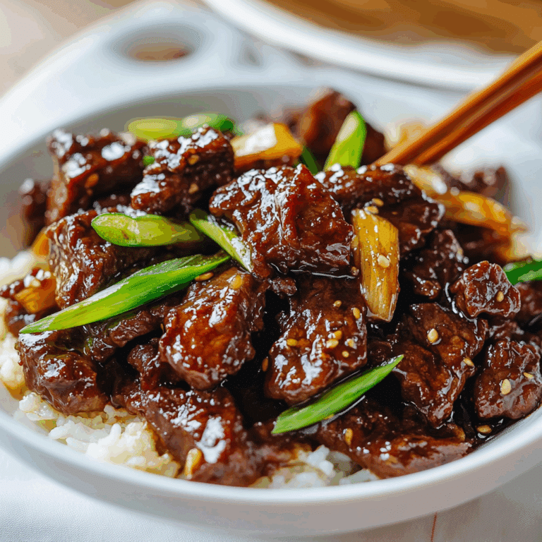 Mongolian Beef