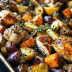 One-Pan Roasted Chicken & Veggies