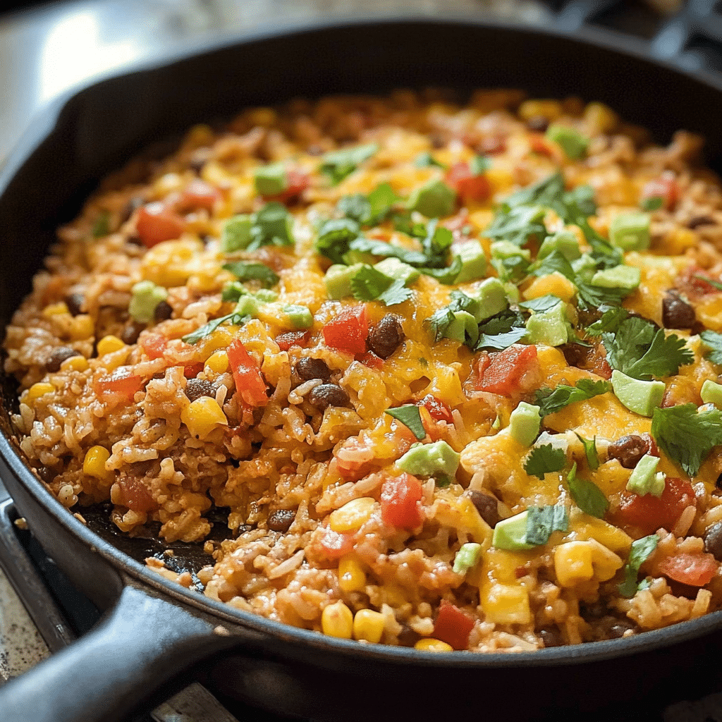 One Pot Mexican Rice Casserole