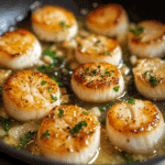Pan Seared Garlic Butter Scallops