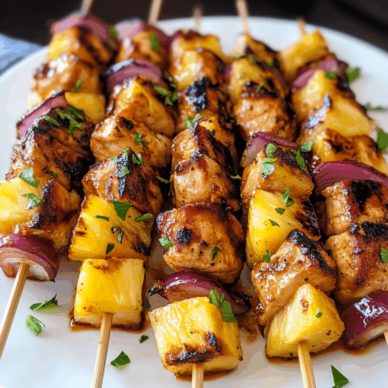 Pineapple Chicken Kabobs