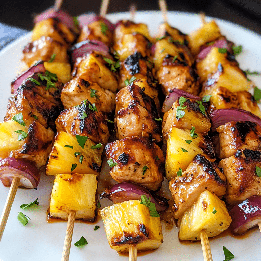 Pineapple Chicken Kabobs
