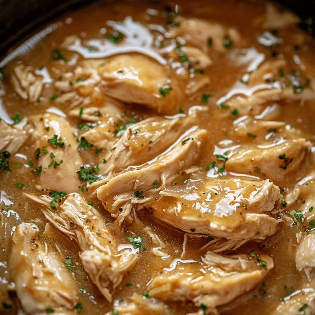 Slow Cooker Chicken and Gravy