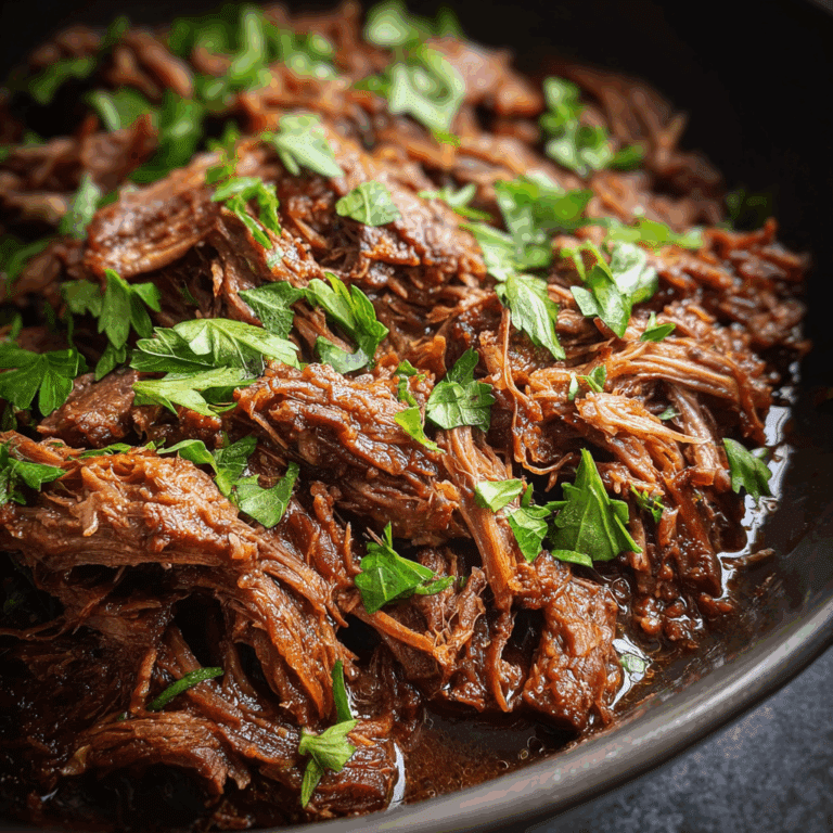 Slow Cooker Shredded Beef