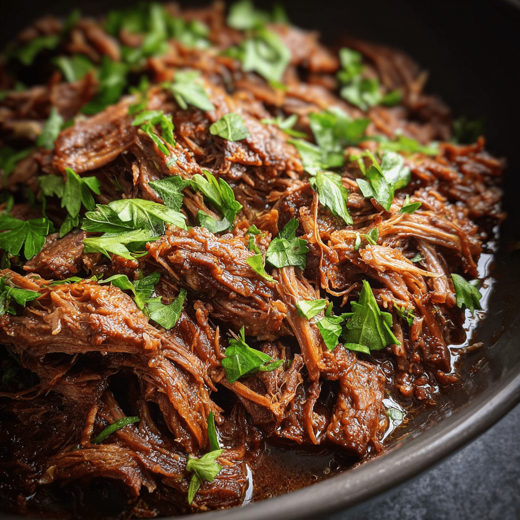 Slow Cooker Shredded Beef
