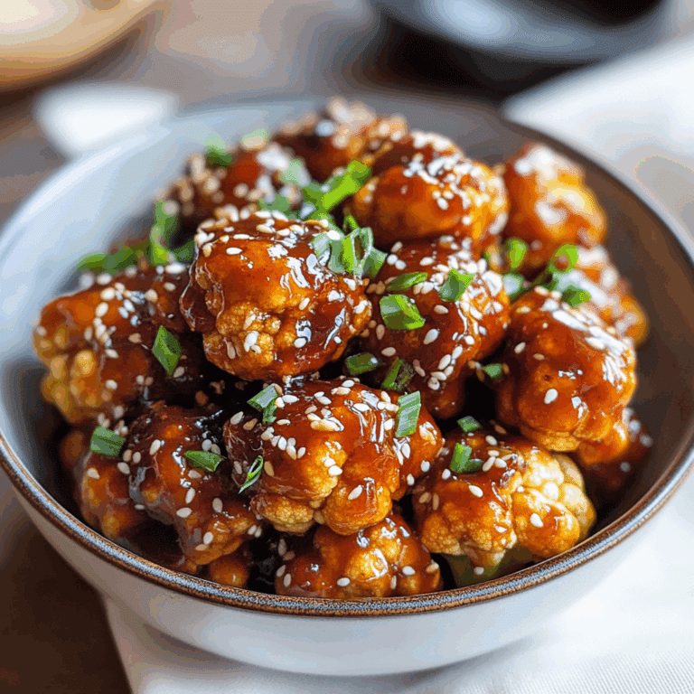 Sticky Sesame Cauliflower